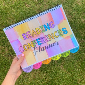 Preview of Rainbow Guided Reading Conference Planner