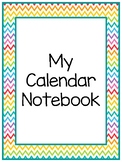 Rainbow Homeschool Daily Calendar Notebook. KDG-2nd Grade 
