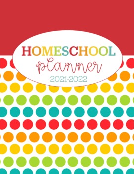 Preview of Rainbow Homeschool Planner