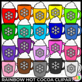 Rainbow Hot Cocoa Clipart