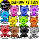 Rainbow Kittens Clipart