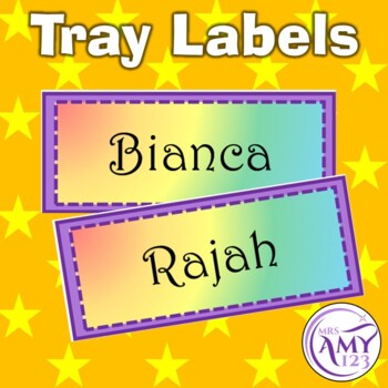Rainbow Labels by Mrs Amy123 Teachers Pay Teachers