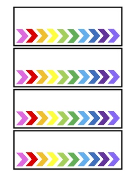 Rainbow Labels for the Classroom (Premade and Editable ) TpT