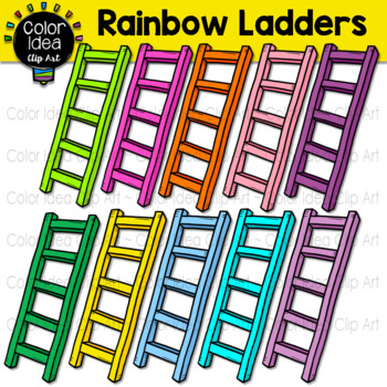Rainbow Ladders by Color Idea