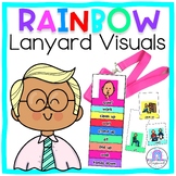 Rainbow Lanyard Visuals | Cue Cards for Communication in S