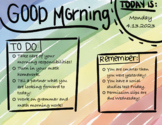 Rainbow Layout Theme (Newsletter, Meet the Teacher, Good Morning)