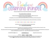 Rainbow Learning Bundle for Preschool