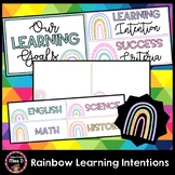 Rainbow Learning Intentions and Success Criteria