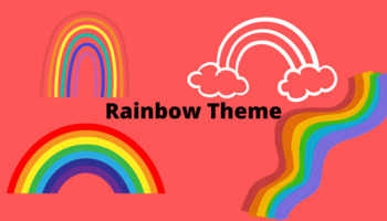 Preview of Rainbow Lesson Plan Complete Set