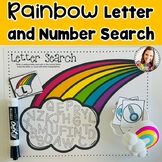 Rainbow Letter and Number Search