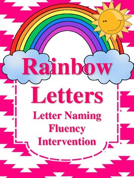 Preview of Rainbow Letters Letter Naming Fluency Intervention