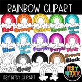 Rainbow Matching Color Words and Monochromatic Rainbow Clipart