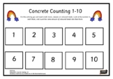 Rainbow Mathematics Concrete Counting Number Range 1-10