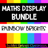 Maths Displays BUNDLE - Rainbow Brights