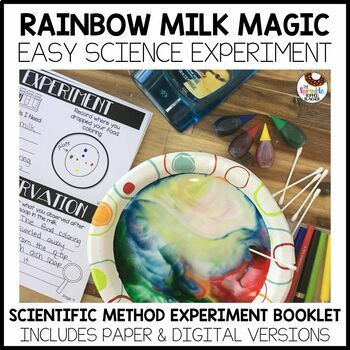 Preview of Rainbow Milk Experiment | Scientific Method