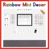 Rainbow Mini Decor Set - Distance Learning