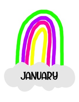 Rainbow Month Poster by Rich Teacher | TPT