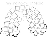 Rainbow Mosaic Grid for sorting or patterns
