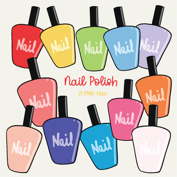 Beauty Cosmetics Clipart-painting fingernail with red polish clipart