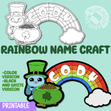 Rainbow Name Craft | St. Patrick's Day Decoration Activity