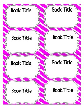 Rainbow Neon Lined Book Bin Labels- Editable!!! by ForTheHeartOfLearning