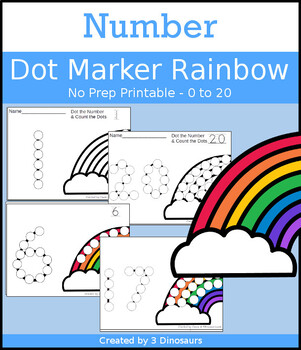 Do A Dot - 6 Rainbow Markers