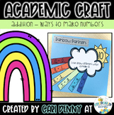 Rainbow Partners Craft | Math Craftivity | Spring Summer A