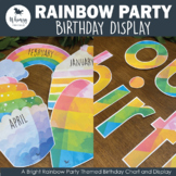 Rainbow Party Birthday Display