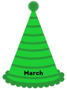 green birthday hat