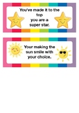Rainbow Peg Chart