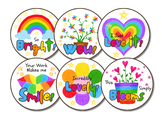 Rainbow Pencil Digital & Printable Sticker Set