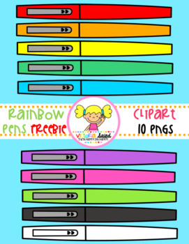 Preview of Free Flair Pens Clipart