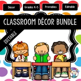 Rainbow Polka Dotted Classroom Decor Bundle #7