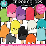 Rainbow Popsicle Clipart | Color Matching Clip Art