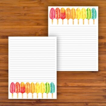 rainbow writing paper lined teaching resources tpt
