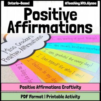 Rainbow Positive Affirmations Craft Activity | PDF Version | TpT