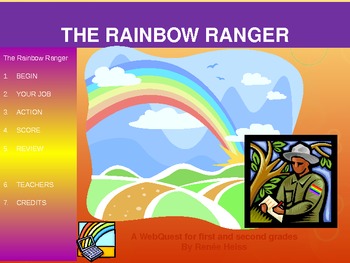 Preview of Rainbow Ranger PowerPoint - learn all about rainbows