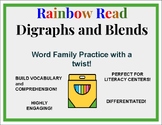 Rainbow Read - Digraphs and Blends/Word Family/Vocabulary/