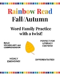 Rainbow Read - Fall/Autumn Phonics Center/Activity