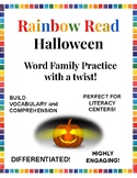 Rainbow Read - Halloween ( Word family/Phonics Activity)