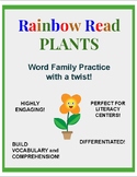 Rainbow Read - Plants Themed Phonics Center/Activity