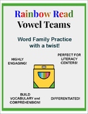 Rainbow Read - Vowel Teams/Word Family/Vocabulary/No Prep 