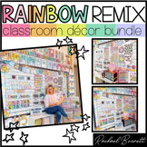 Rainbow Remix Decor Bundle 90's retro classroom decor