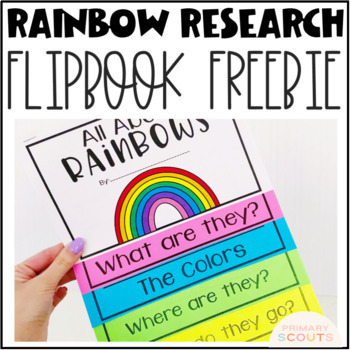 Preview of RAINBOW Research Flipbook FREEBIE
