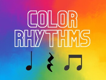 Preview of Rainbow Rhythm Cards