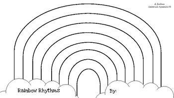 Rainbow Rhythm Composition Project (ta titi quarter rest tikatika half ...