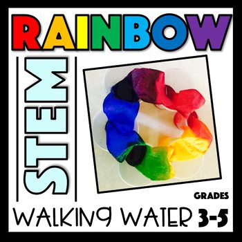 Preview of St. Patrick's Day - Rainbow STEM Properties of the Water Molecule