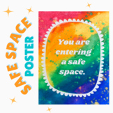 Rainbow Safe Space Poster | Inclusive Classroom | LGBTQ+
