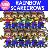 Rainbow Scarecrows