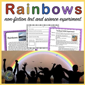 Preview of Rainbow Science Nonfiction Text and Experiment